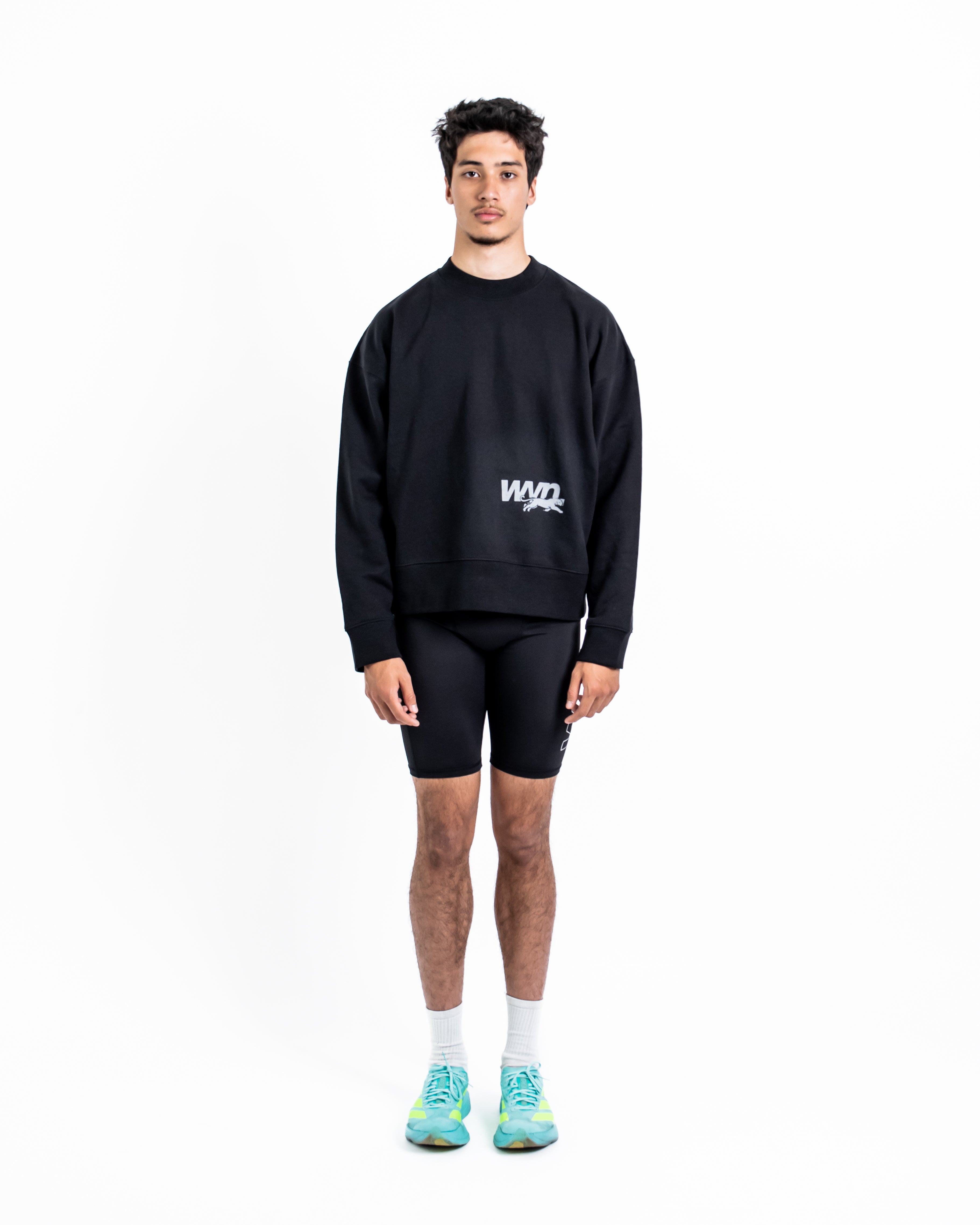WARM UP PANTHER CREWNECK